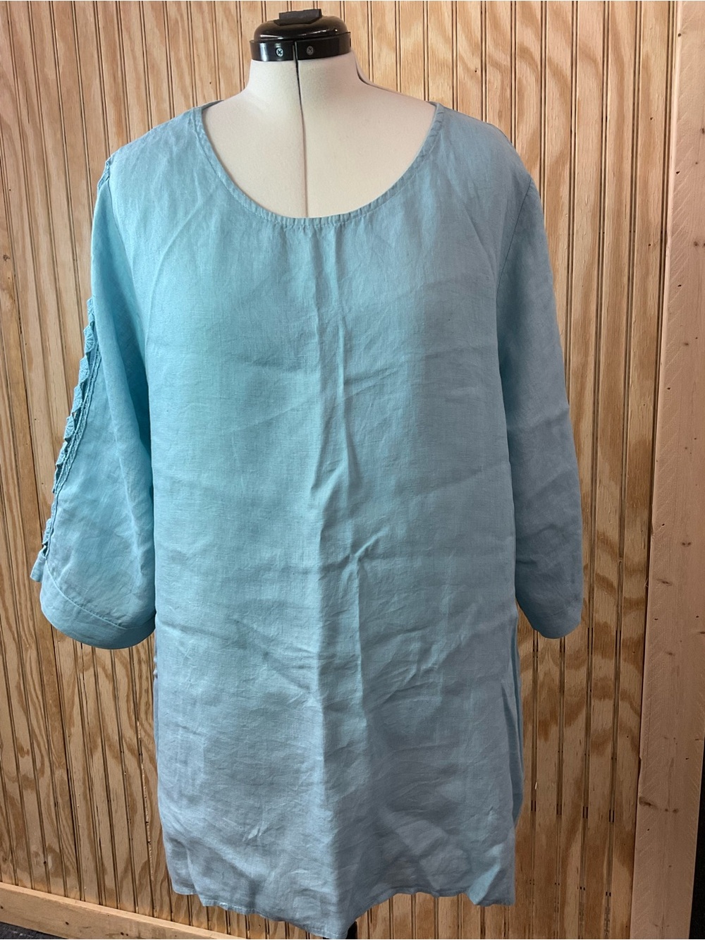 Light Blue Linen Tunic